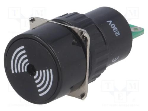 Sinalizador: sonoro, 75dB, Ilum: n&atilde;o disp, IP40, .