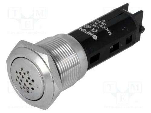 Sinalizador: sonoro, 80dB, Ilum: n&atilde;o disp, IP50, .