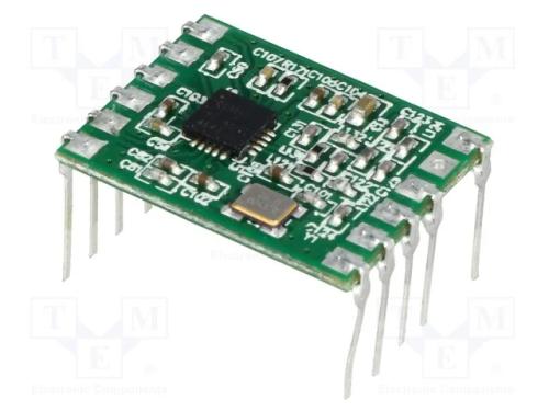 M&oacute;dulo: RF, 434MHz, SPI, -110dBm, 1,8&divide;3,6VDC, 10d.