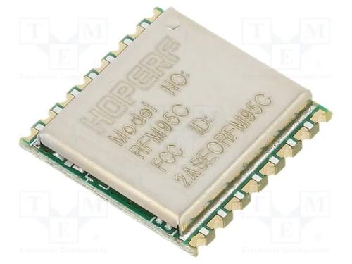 M&oacute;dulo: transceiver, RF, FSK,GFSK,GMSK,LoRa,MSK,O.