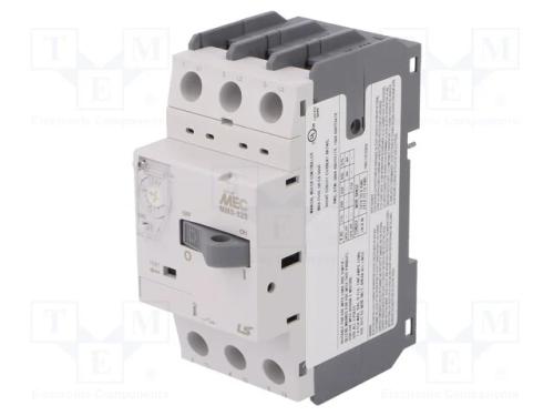 Disjuntor de Motor, 0,55kw, 220&divide;690vac, para Trilho Din, Ip20