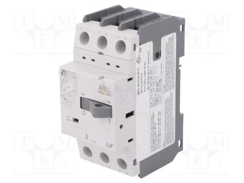 Disjuntor de Motor, 1,5kw, 220&divide;690vac, para Trilho Din, Ip20