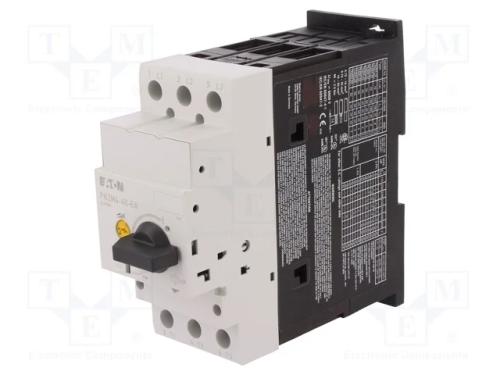 Disjuntor de motor, 20kW, 220&divide;690VAC, para trilho.
