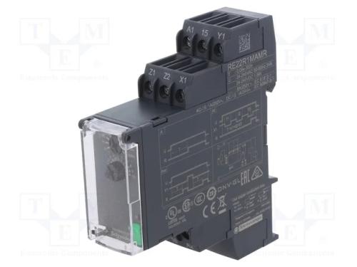Rel&eacute; Temporizado, 0,05s&divide;300h, Spdt, 250vac/8a, Uten: 24&divide;240vac