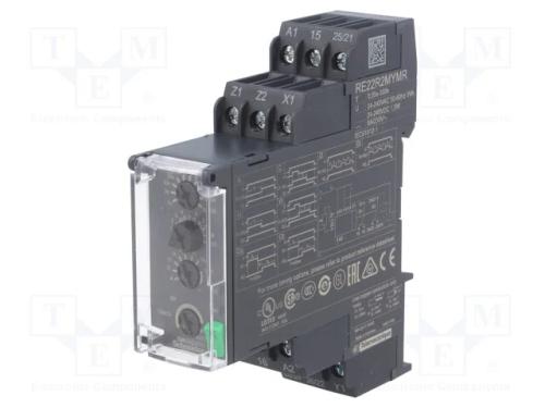 Rel&eacute; Temporizado, 0,05s&divide;300h, Dpdt, 250vac/8a, Uten: 24&divide;240vac