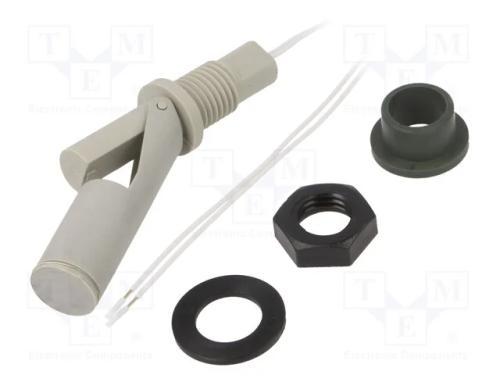 Sensor: N&iacute;vel de L&iacute;quido, -10&divide;120c, Out: Spst-No, Fio 0,5 M, 0,6a