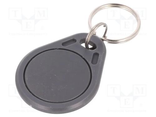 Porta-Chaves Rfid, Iso 11784/5,T5577, Pl&aacute;stico, Cinzenta, 125khz