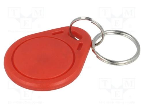 Porta-chaves RFID, ISO/IEC14443-3-A, pl&aacute;stico, ve.
