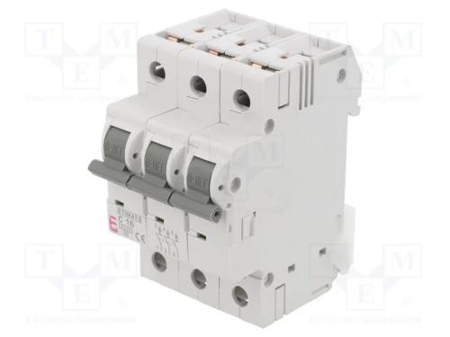 Disjuntor Contra Sobreintensidades, 230/400vac, Inom: 16a, Car: C