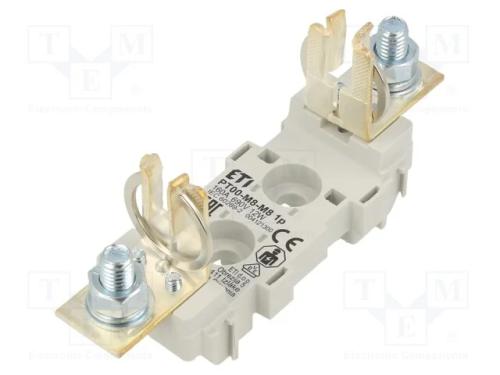 Base de fus&iacute;vel, NH00, roscado, 160A, 690VAC, Pol.