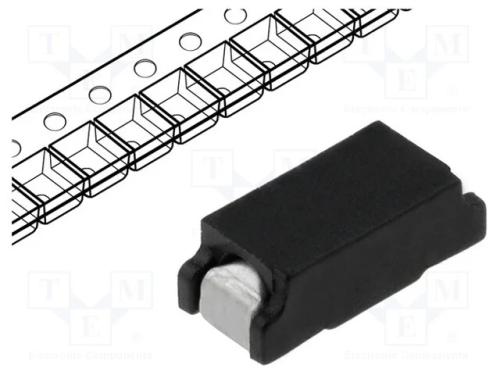 Fus&iacute;vel: Baixa Tens&atilde;o, R&aacute;pido, 1a, 125vac, 125vdc, Smd, Cer&acirc;mico