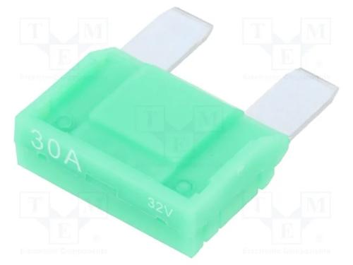 Fus&iacute;vel: Baixa Tens&atilde;o, 30a, 32vdc, Automotivo, 29mm
