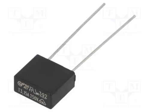 Fus&iacute;vel: Baixa Tens&atilde;o, Retardado, 3,15a, 250vac, Te5, 392