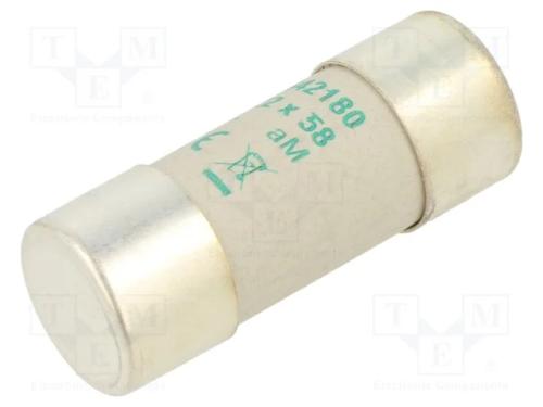 Fus&iacute;vel: baixa tens&atilde;o, aM, 80A, 500VAC, 22x58mm