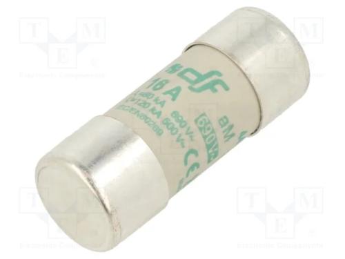 Fus&iacute;vel: Baixa Tens&atilde;o, Am, 16a, 690vac, 22x58mm