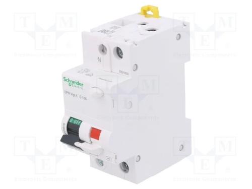 Interruptor de Circuito Diferencial, Inom: 16a, Polos: 1+N, Ip20
