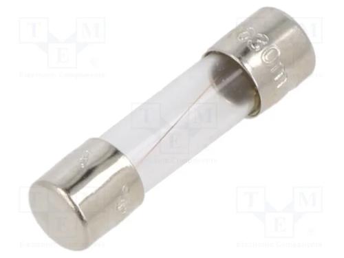 Fus&iacute;vel: Baixa Tens&atilde;o, Retardado, 630ma, 250vac, 5x20mm, Lat&atilde;o