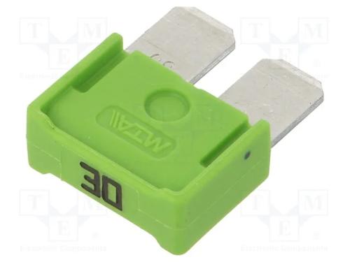 Fus&iacute;vel: Baixa Tens&atilde;o, 30a, 32vdc, Automotivo, 16,2mm