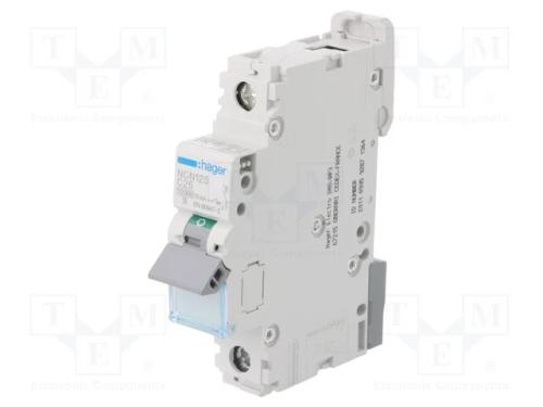 Disjuntor Contra Sobreintensidades, 230/400vac, Inom: 25a, Car: C
