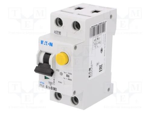 Interruptor de Circuito Diferencial, Inom: 6a, Polos: 1+N, 230vac
