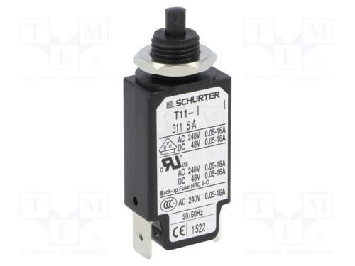 Disjuntor contra sobreintensidades, Unom: 240VAC,.