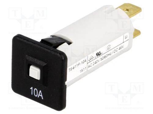 Disjuntor Contra Sobreintensidades, 240vac, 48vdc, 10a, Spst