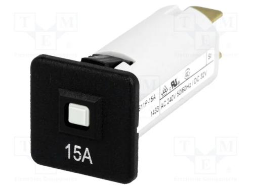 Disjuntor Contra Sobreintensidades, 240vac, 32vdc, 15a, Spst