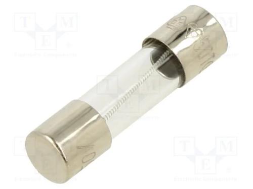 Fus&iacute;vel: Baixa Tens&atilde;o, Retardado, 125ma, 250vac, de Vidro, 5x20mm