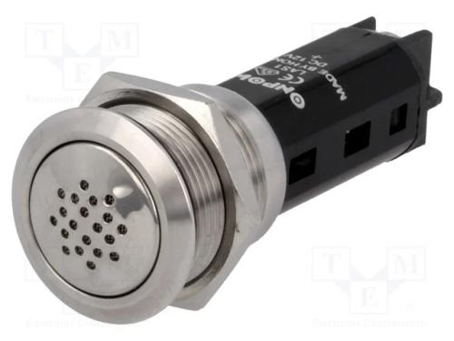 Sinalizador: sonoro, 80dB, Ilum: n&atilde;o disp, IP50, .