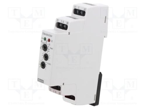 Rel&eacute; Temporizado, 0,1s&divide;10dias, Spdt X3, 250vac/8a, Uten: 230vac