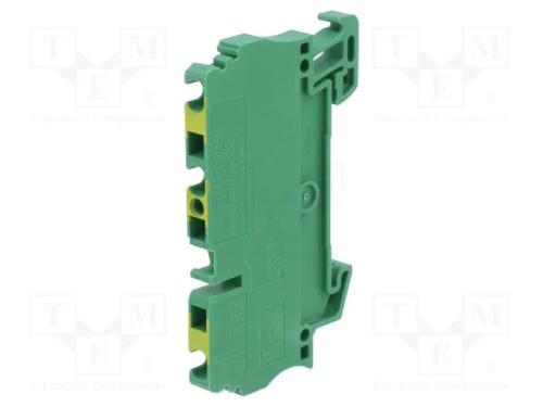Conector: de carril, 2,5mm2, faixas: 1, bra&ccedil;adeir.