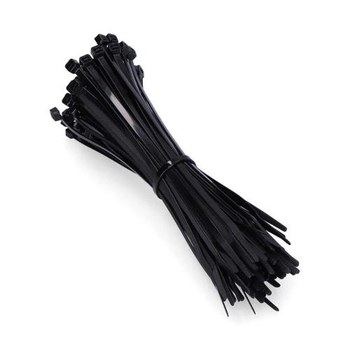 Abra&ccedil;adeiras de Nylon Ubn 2,5x160mm Preto 100un. .