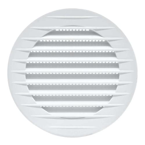 Grelha de Ventila&ccedil;&atilde;o Redonda com Inser&ccedil;&atilde;o, Abs, C.
