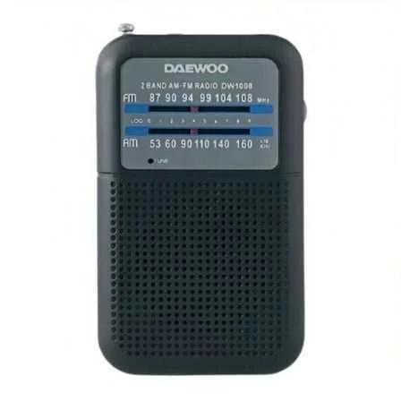 Radio Port&aacute;til Daewoo Dw1008/ Negra