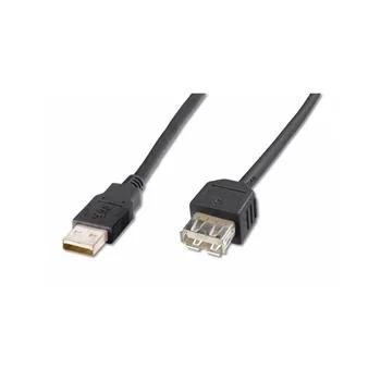 Digitus Usb 2.0 Verl&auml;ngerungskabel Typ a -A  St/Bu 1,8m,  Sw Polybeutel