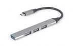 Concentrador Gembird Usb Tipo C - 4p (Usb3 X 1 Pu